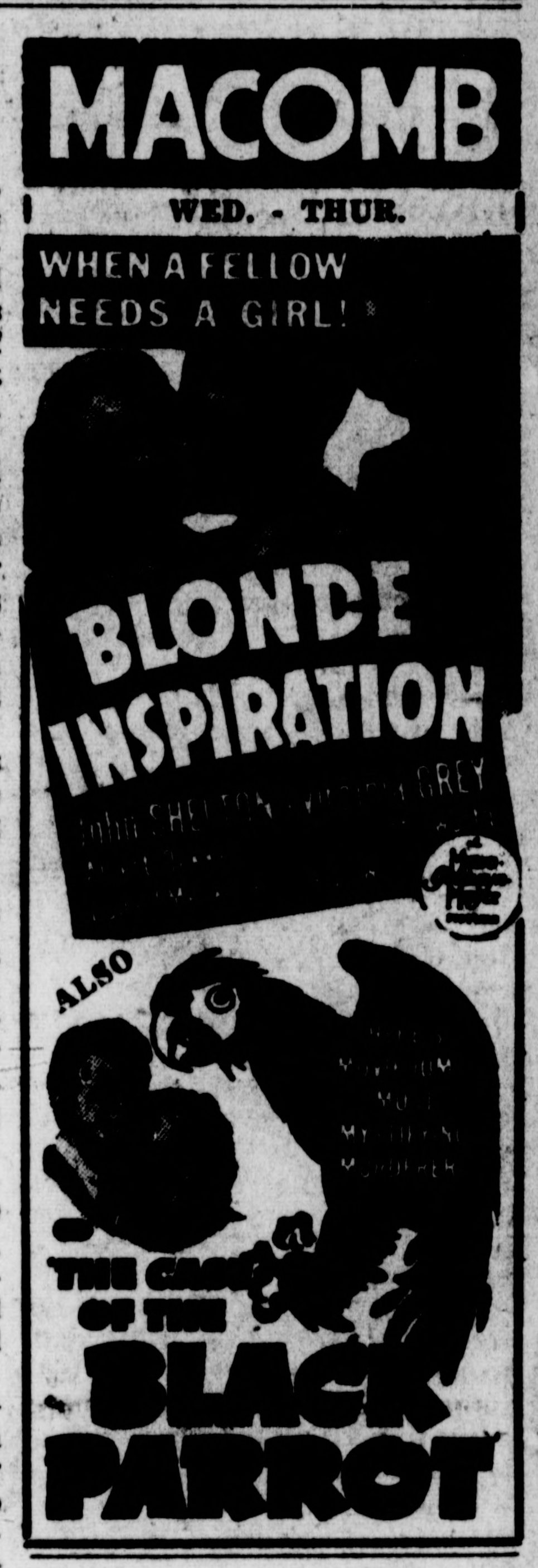 Emerald Theatre - Old Ad